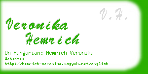 veronika hemrich business card
